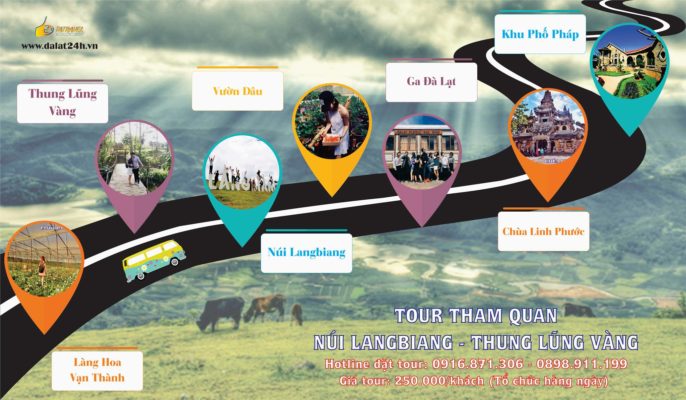 Tour Đà Lạt 1 ngày - Tour langbiang - thung lung vàng -bietthudalat,info-01