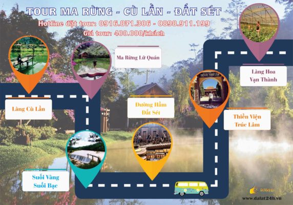Tour Đà Lạt 1 ngày - Tour thma quan làng cù lần - ma rừng lữ quán - đất sét -bietthudalat.info-01