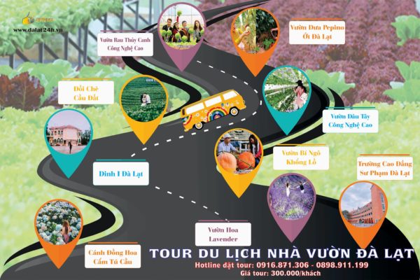 Tour Đà Lạt 1 ngày - Tour tham quan nhà vườn Đà Lạt -bietthudalat.info-01